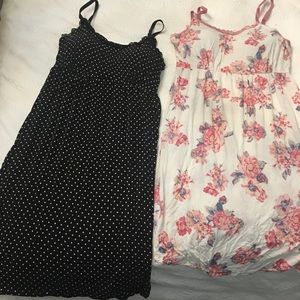 Motherhood Maternity sleeping nursing gowns - set of 2